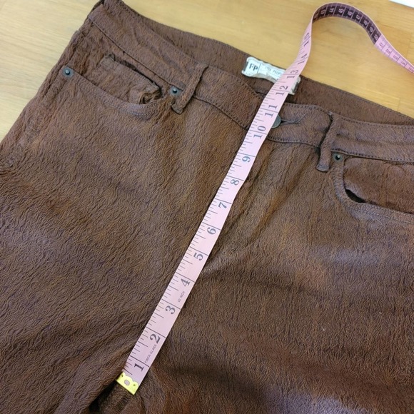 Free People Brown Skinny Pants - Picture 11 of 13